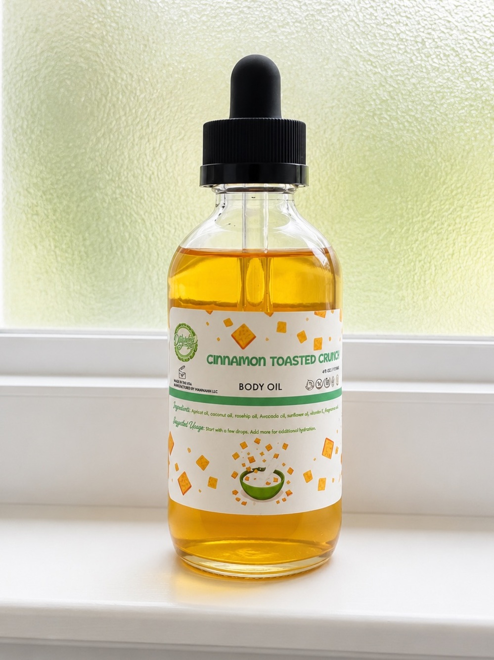 Cinnamon Toasted Crunch Body Oil - 4 oz BRAND NEW